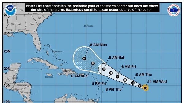 Tropical Storm Lee could become an 'extremely dangerous major hurricane' by this weekend