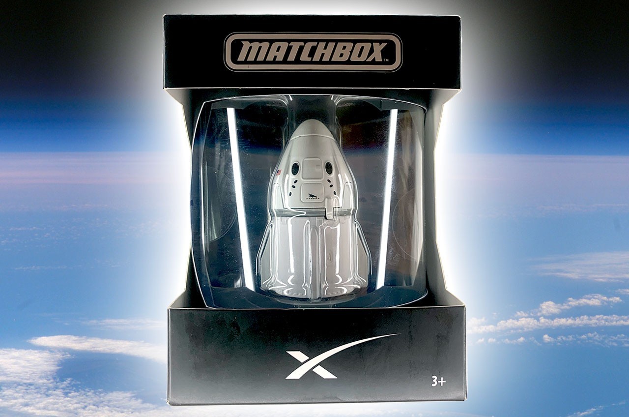 SpaceX's Crew Dragon capsule is now a Matchbox die-cast model