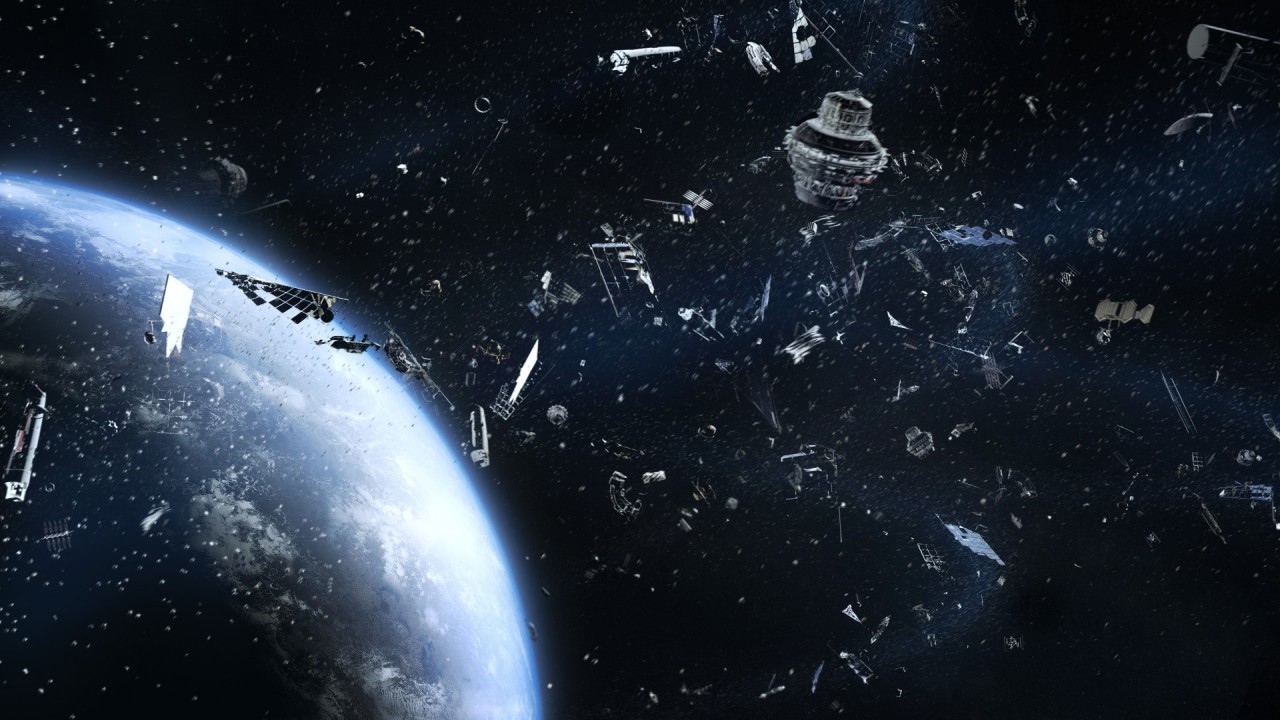 Close call! 2 huge pieces of space debris had a near-miss in Earth orbit