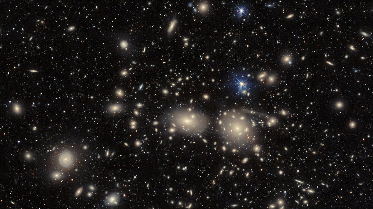 Dark Energy Camera's new galactic portrait delves into dark-matter central