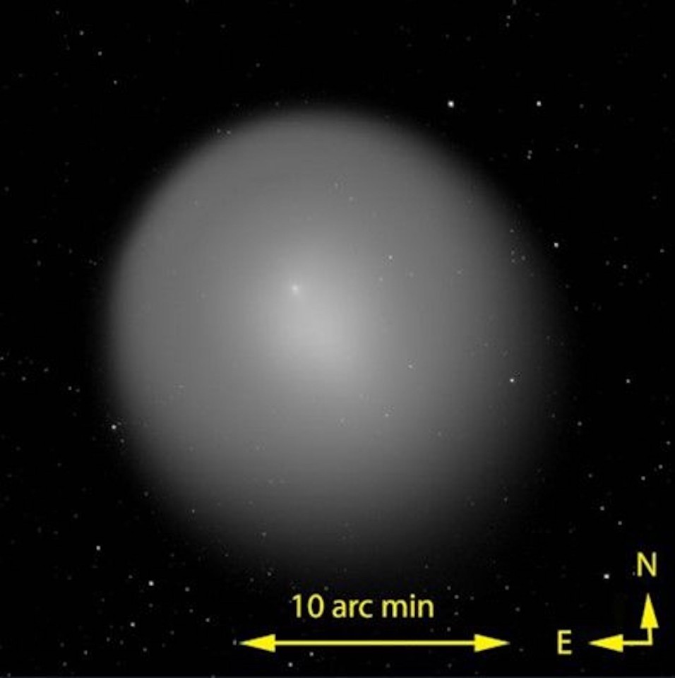 Watch the biggest-ever comet outburst spray dust across the cosmos