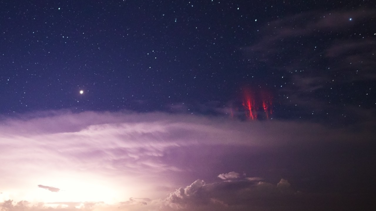 Red lightning: The electrifying weather phenomenon explained