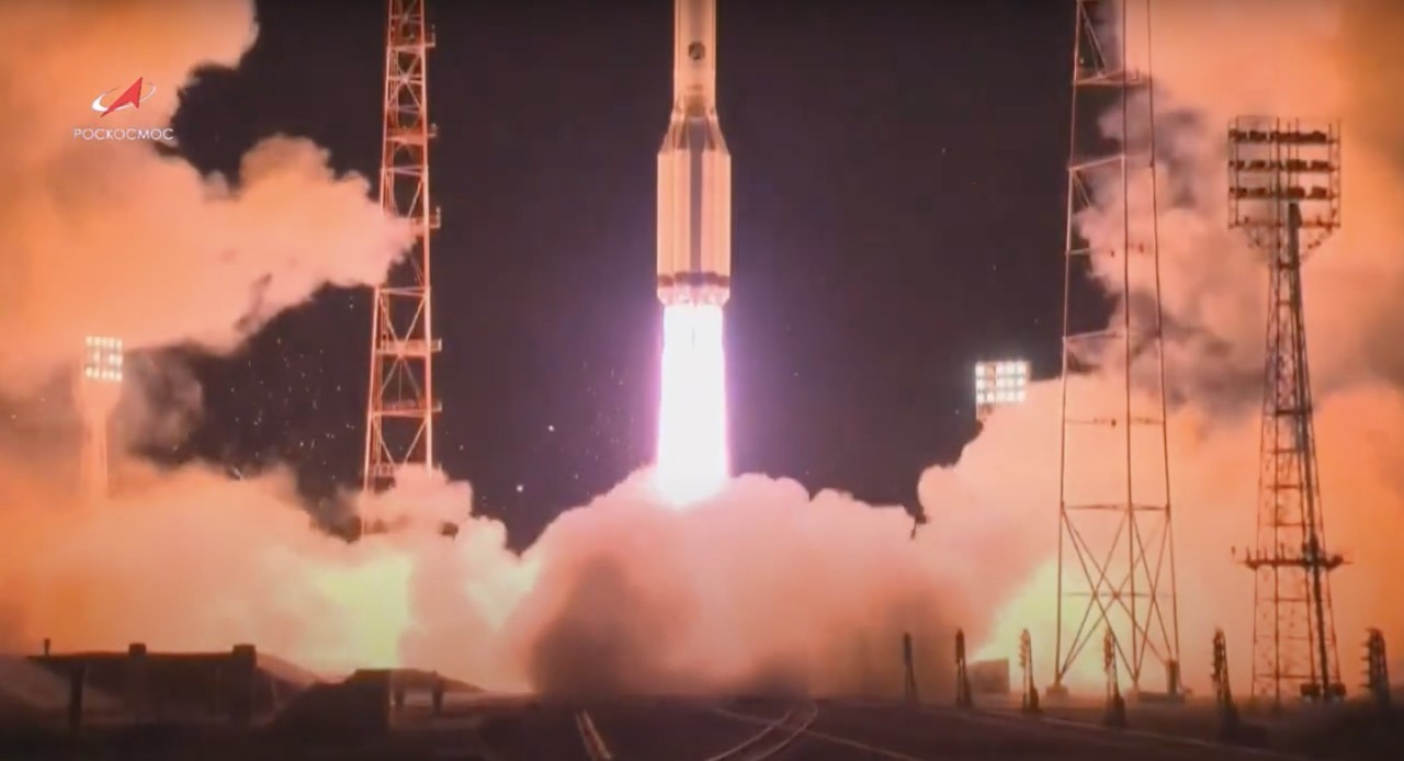 Russian Proton rocket launches communications satellite for Angola (video)