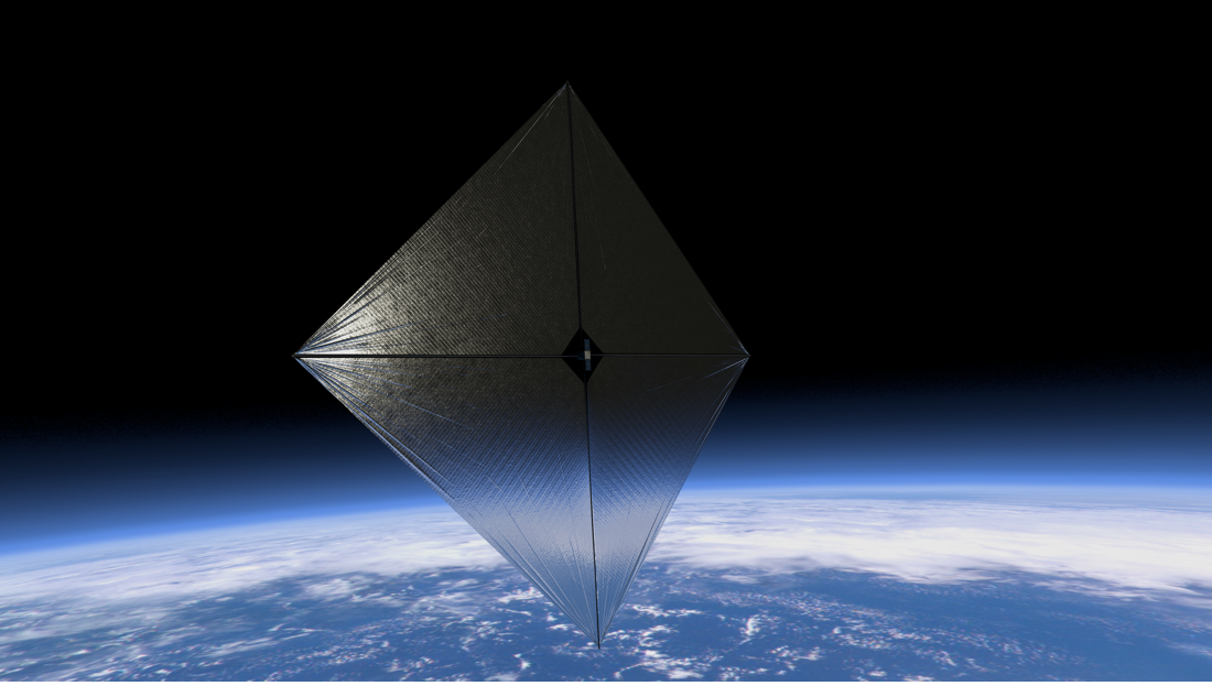 NASA's solar sail successfully spreads its wings in space