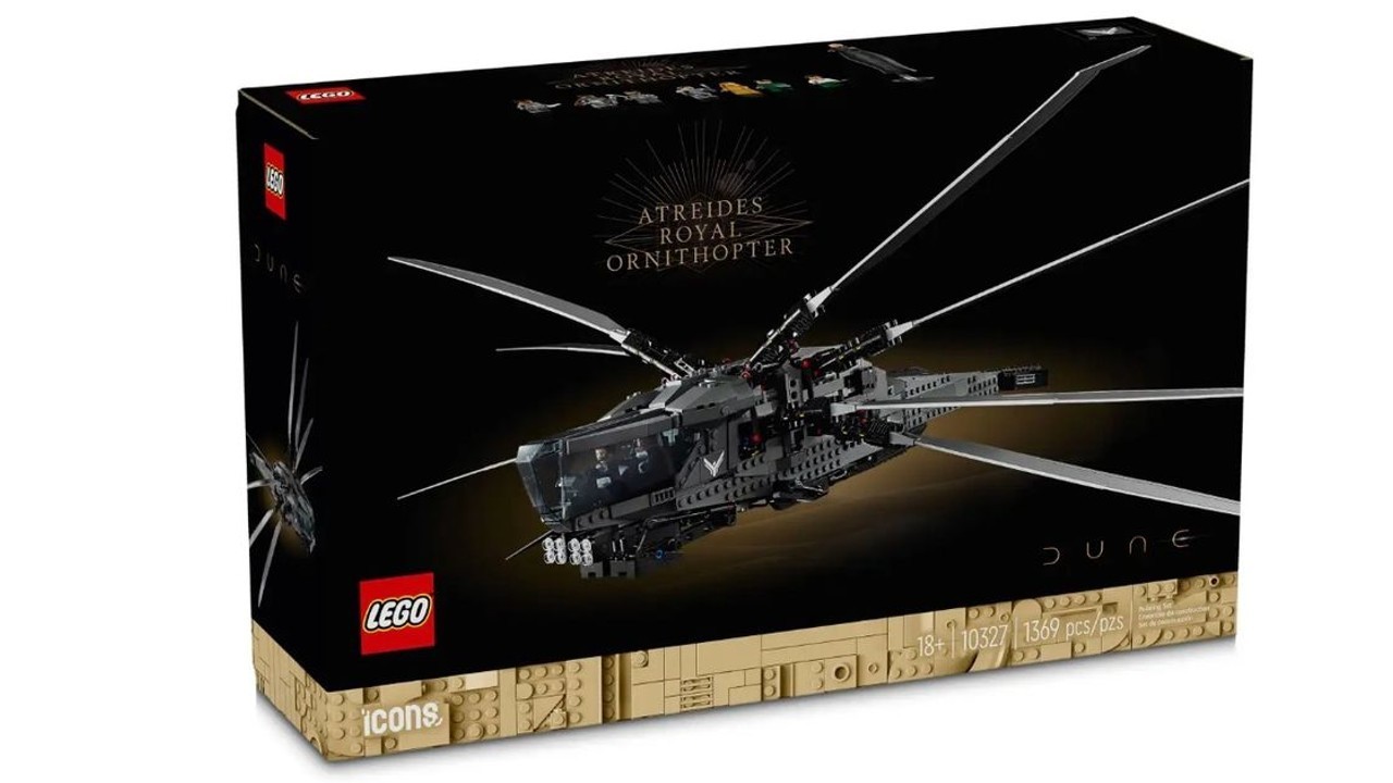 Lego's epic 'Dune' Ornithopter building set is now open for pre-orders