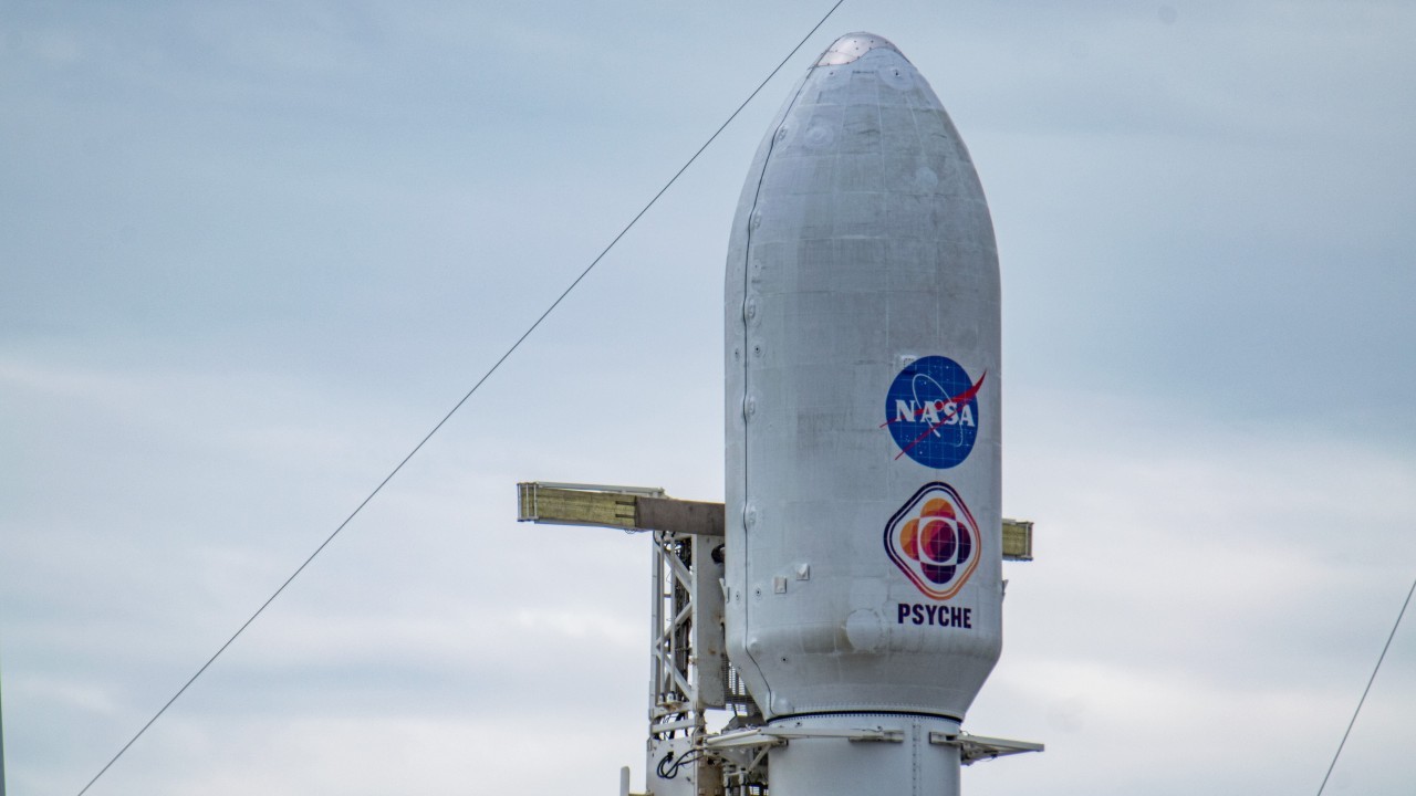 Bad weather delays SpaceX Falcon Heavy launch of NASA's Psyche asteroid mission to Oct. 13