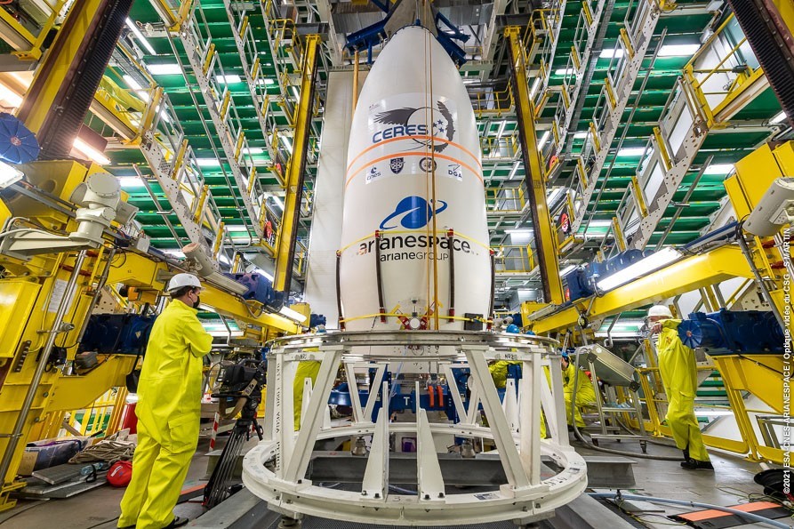 Vega rocket will launch 3 satellites for the French military early Tuesday. Watch it live!