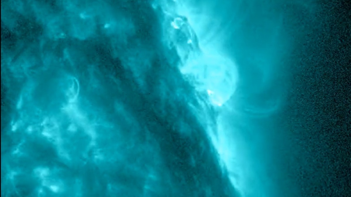 A massive solar flare knocked out radio in Africa and the Middle East Friday