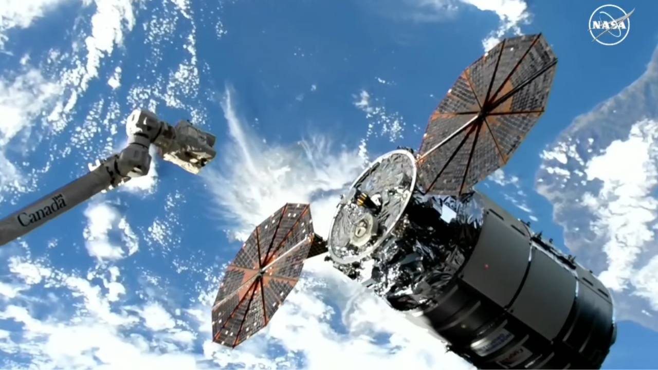 Watch private Cygnus cargo spacecraft leave the ISS today