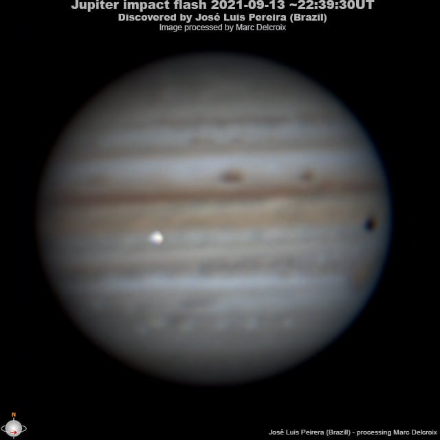 Jupiter just got smacked by a space rock and an amateur astronomer caught it on camera