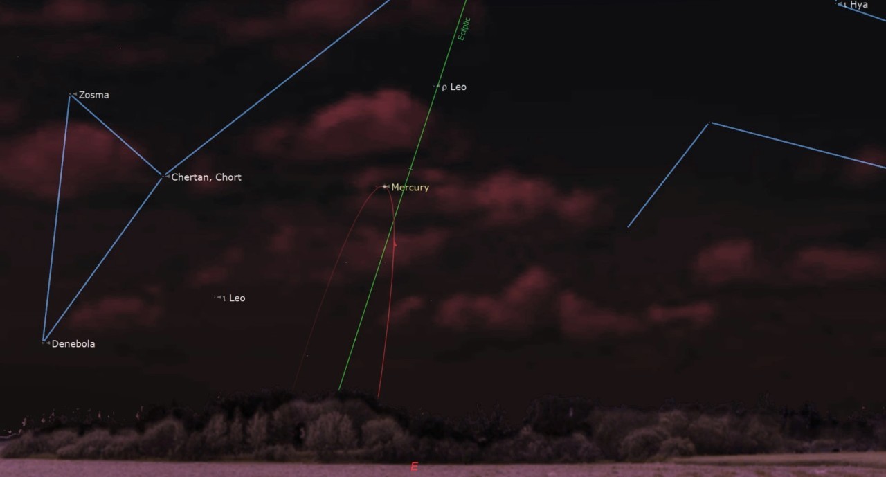 See Mercury reach its highest point in the morning sky early on Sept. 23