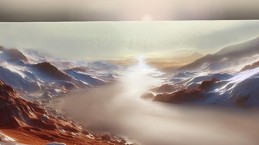 On ancient Mars, carbon dioxide ice kept the water running. Here's how