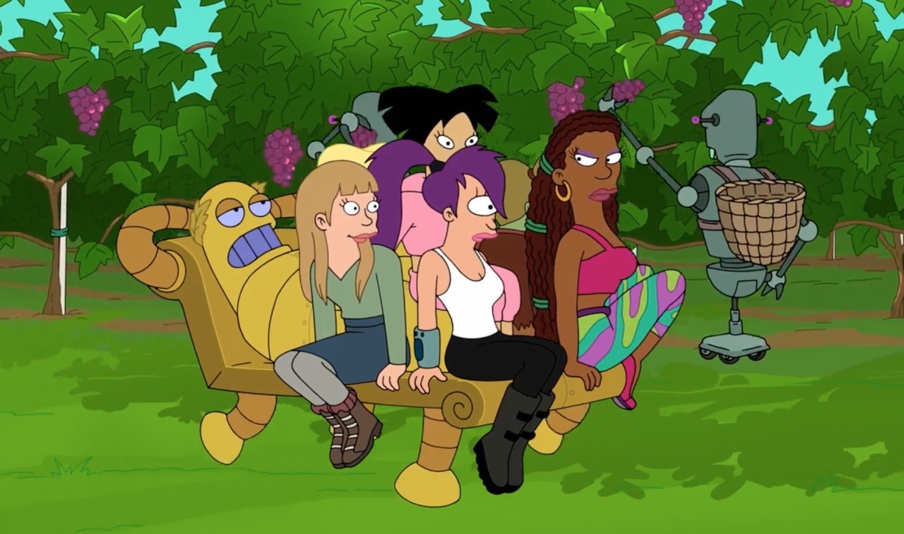 Watch Leela and Amy tour a robot winery in new 'Futurama' Season 12 clip (video)