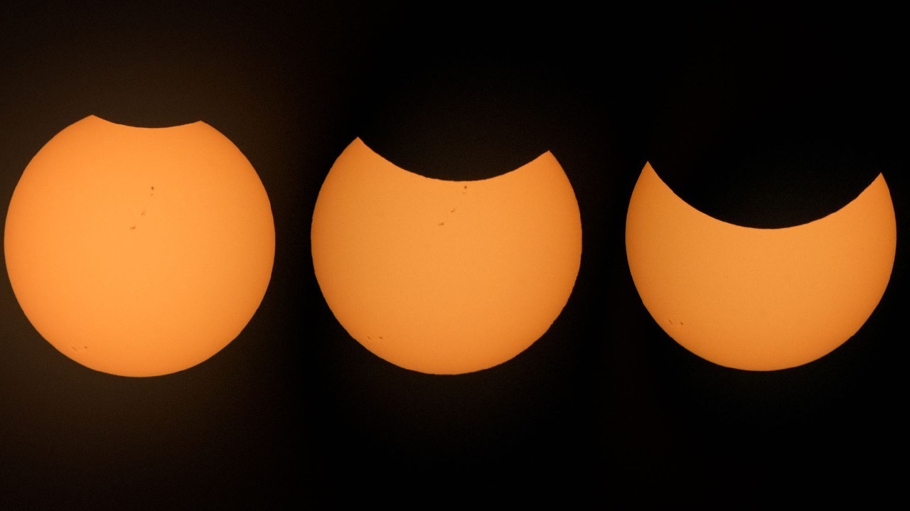 When is October's partial solar eclipse and who can see it?