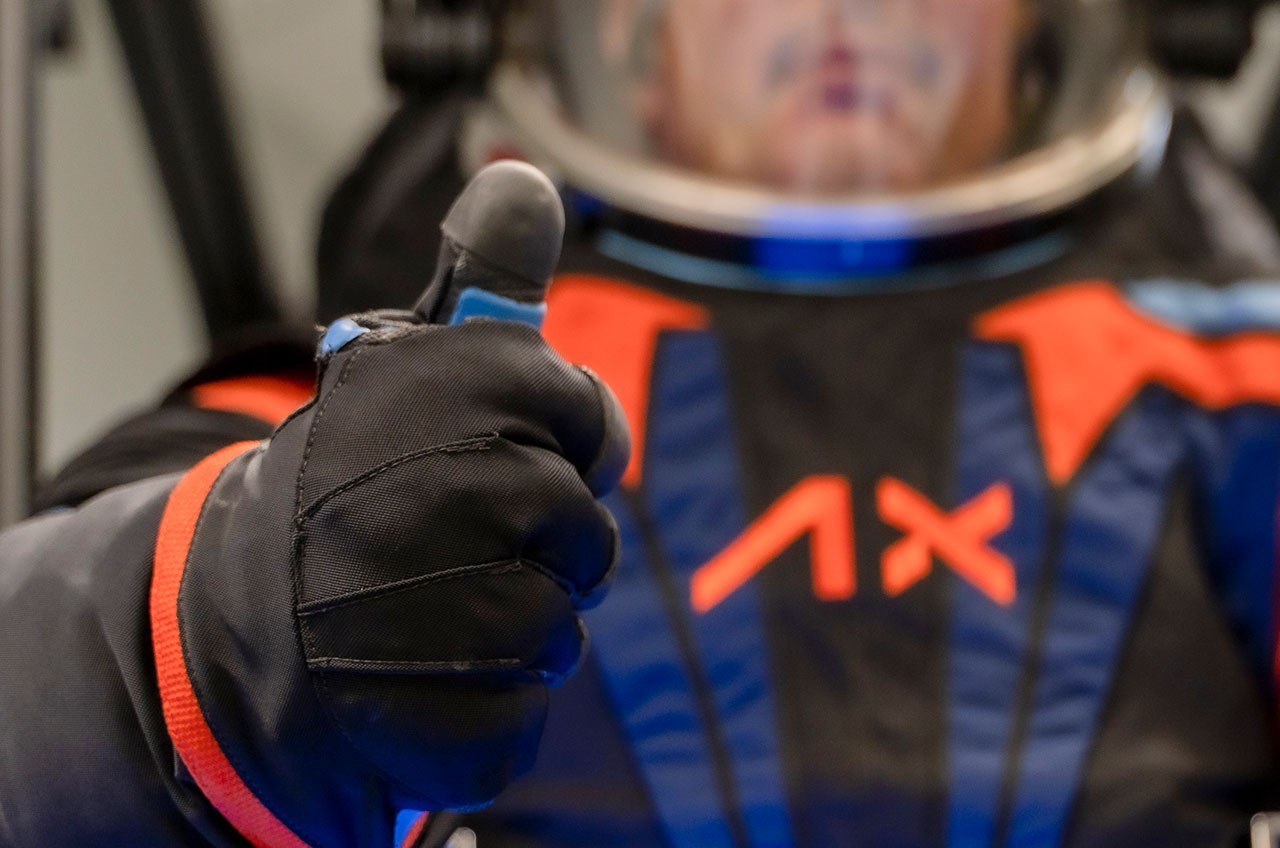 Axiom Space reveals prototype spacesuit for Artemis astronauts on the moon