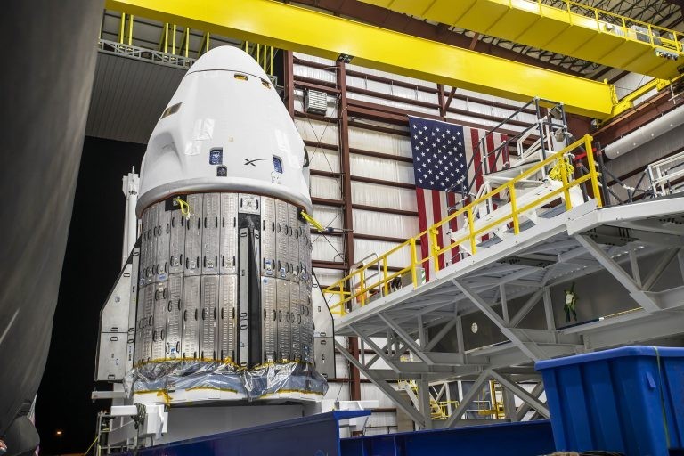 SpaceX's Crew Dragon Endurance arrives at rocket hangar in awesome photos