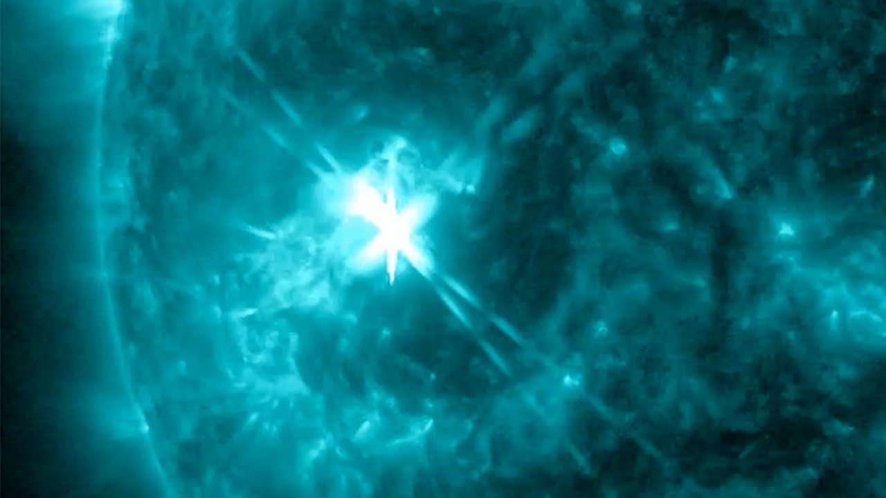 The sun just erupted with a major X-class solar flare. Here's what it looked like on video.