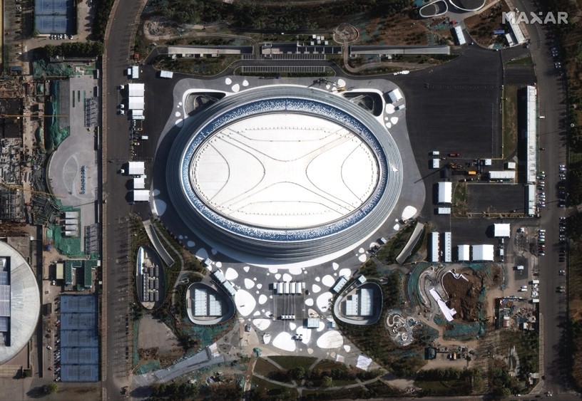 Winter Olympics 2022: See China's stadiums from space in these snowy satellite photos