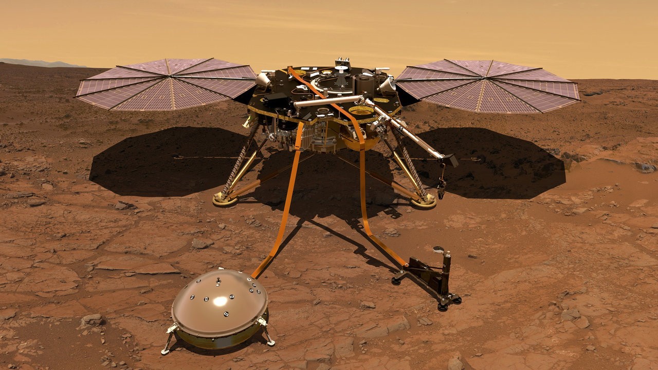 NASA's InSight Mars lander awakens from 'safe mode' after Red Planet dust storm