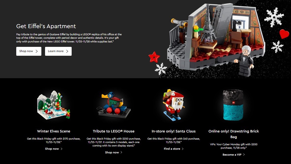 Get these free rewards from Lego's Black Friday sale while shopping for Star Wars deals