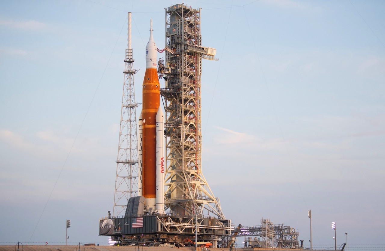 NASA's Artemis 1 SLS megarocket has had a long road to its moon launch pad