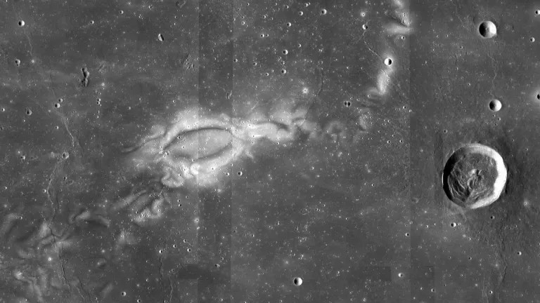 Under the moon's surface, magnetized lava may create 'lunar swirls'