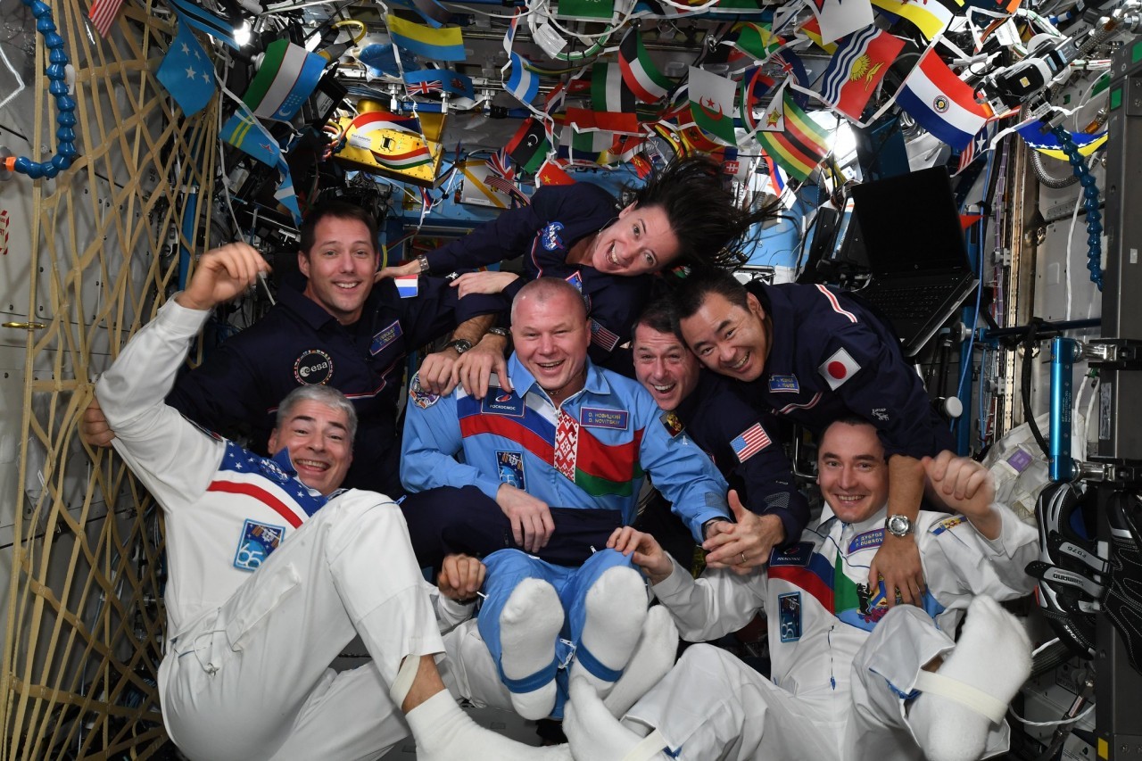 Astronauts are celebrating their own  Summer Olympics in space (satellites, too)