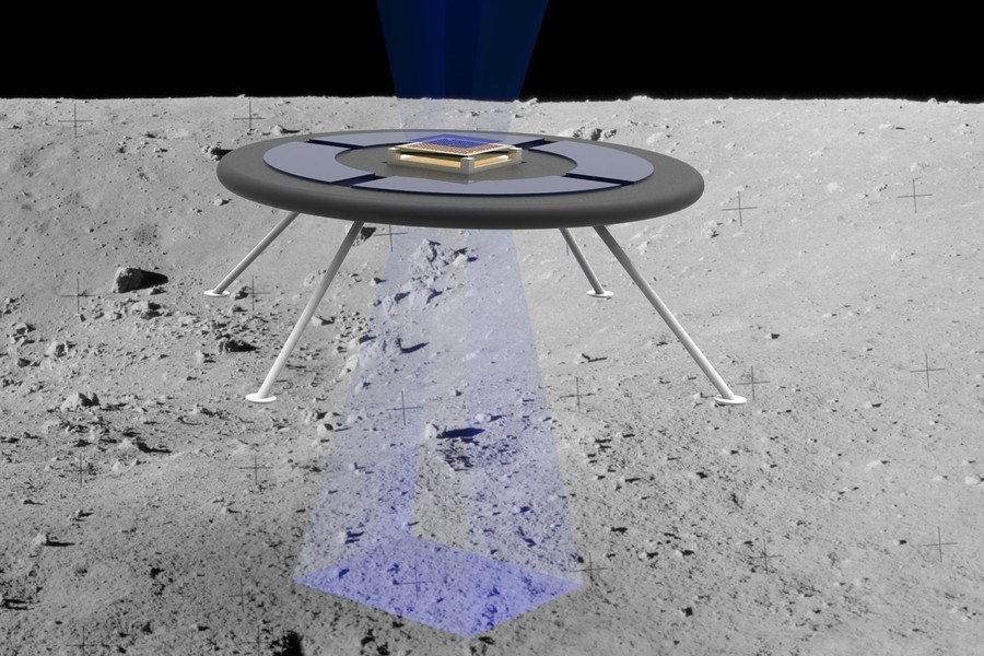 This 'UFO' rover could hover on the moon and asteroids one day