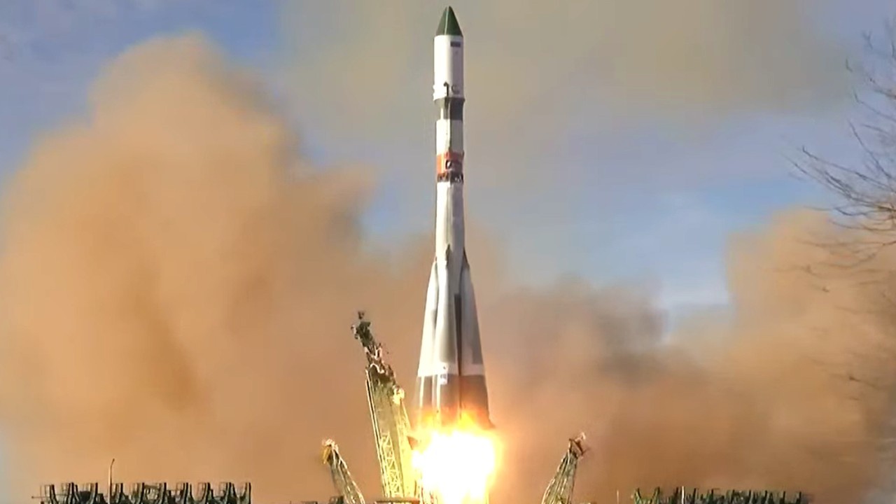 Watch Russian cargo ship launch toward the ISS this morning