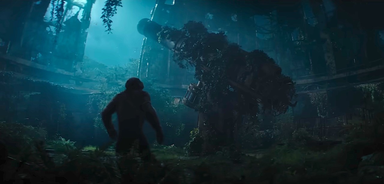 Smart simians stare at the stars in 1st 'Kingdom of the Planet of the Apes' teaser (video)